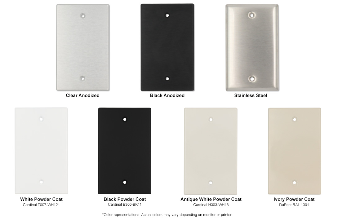 Covid Wall plate color options