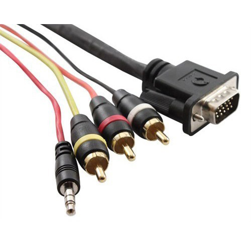 VGA, 3.5 MM and (3) RCA Cable