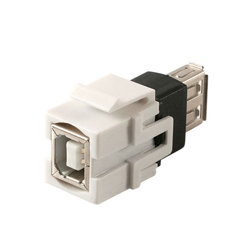 Keystone, USB 2.0 BA, White