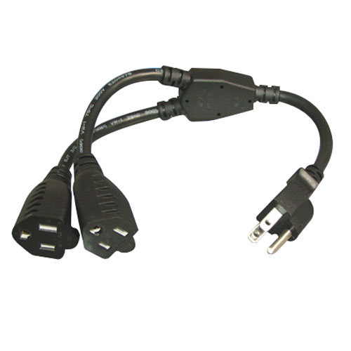 Power Cord, N515P to (2) N515R, 16 AWG