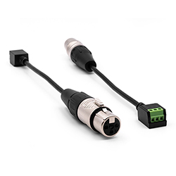 3Pin XLR Female to 3pin Screw Terminal, 8inch