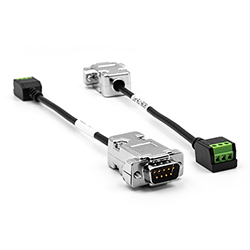 9-Pin D-Sub Male to 3Pin Screw Terminal, Rs232