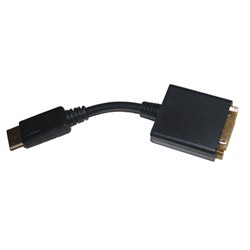 Adapter, DisplayPort Male to DVI Female