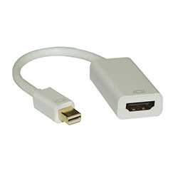 Adapter, Mini DisplayPort to HDMI Female, 4K