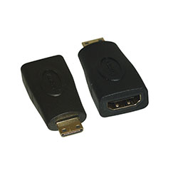 Adapter, Mini HDMI Male to HDMI Female