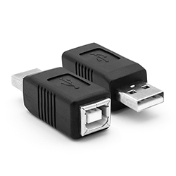 Adapter, USB-A Male To USB-B Female