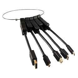 Adapter Loop, DP-P, MDP-P, USB-C-P, MHD-P, MCHD-P