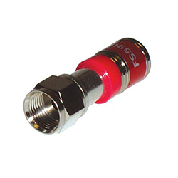 Connector, Compression, F for RG59 Cable