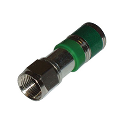 Connector, Compression, F for RG6 Cable