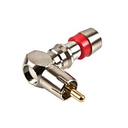 Compression RCA Connector, Right Angle for RG59