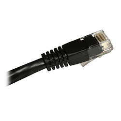 Cat 6, RJ45 to RJ45, Black Jacket