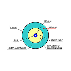 Cleerline Fiber, Simplex, OM3, Plenum, 1,000' Box