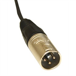 3-Pin Male XLR Cable, Plenum