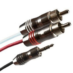 3.5MM Stereo to (2) RCA Male Cable, Plenum