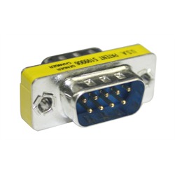 Connector, Db9, M/M, Gender Changer