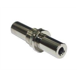 Conector, 3.5mm, F/F, Barrel, Panel Mount