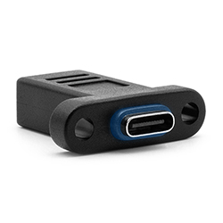 USB-C F/F Coupler w/indicate Led, PM, 20G