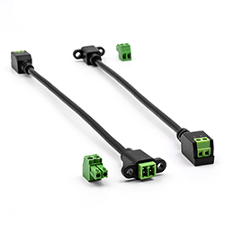 PM Screw Terminal Block Pigtail, 2P, 3.5mm pitch