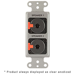 Decora, (2) Neutrik 1/4 Lock TRS