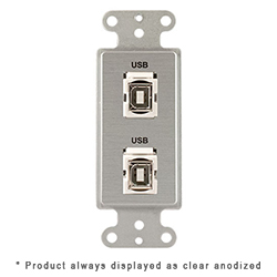 Decora, (2) Keystone USB-2-BA