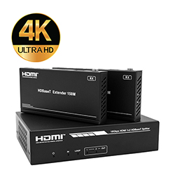 1x2 HDMI 2.0 Splitter over HDBaset with 2xReceiver