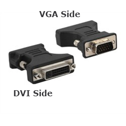 Adapter, DVI-I Female To VGA Male