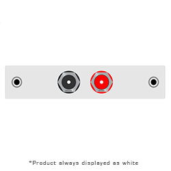 Single Spaced AI, (2) Binding Posts R/B