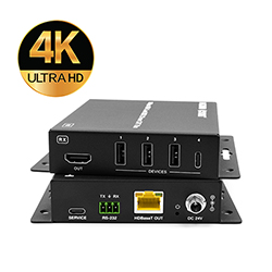 HDBaseT 3.0 Set, USB-C, 4K, Video + USB2.0