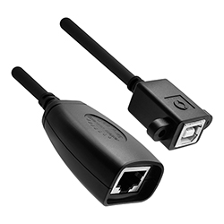 USB Balun, Cat5e/6, 12Mbps, Host, USB-B Female