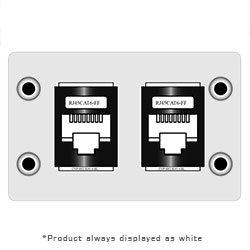 Double Spaced MAI, (2) RJ45-CAT6