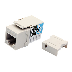 Cat 5e, Rj45 Punchdown , Ivory