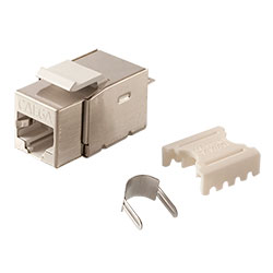 Keystone, Cat6a Slim Type, RJ45, Punchdown, Shielded