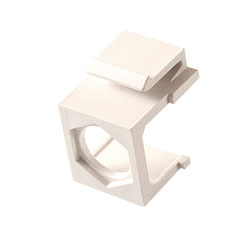 Keystone, Insert Hex Hole, White