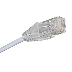 Micro Slim Line Cat6, RJ45 to RJ45, White