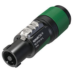 Neutrik speakON® XX series 4Pole - Green, 10-16mm