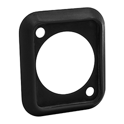 Neutrik Black Rubber Gasket, Front Mount