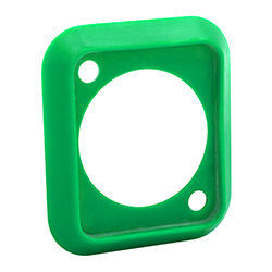 Neutrik Green Rubber Gasket, Front Mount