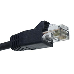 Cat 5e, Shielded, Black Jacket, Plenum