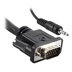 VGA Cable with Audio, Plenum