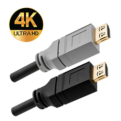 HDMI Cable with Repeater, 4K, 18G, Plenum