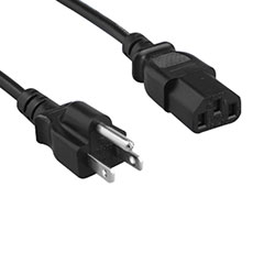 Power Cord, N5-15P to C13, 16 AWG