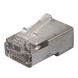 RJ Plug, EZ-RJ45, Cat5E/6, Shielded