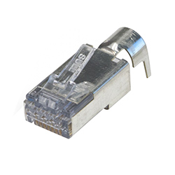 RJ Plug, ezEX44, Cat5e/6/6a, Shielded