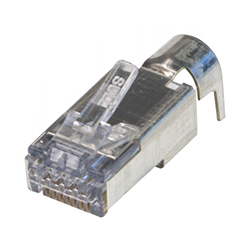 RJ Plug, ezEX48, Cat5e/6/6a, Shielded