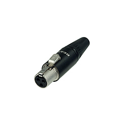 REAN Mini XLR Cable Connector, 3-Pole, Female