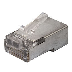 RJ45 Connector, Cat6 Stranded/Solid, Shielded