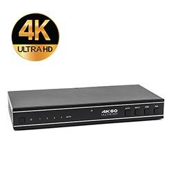 Switcher, HDMI 2.0, 4x1, 18G, with Multiview