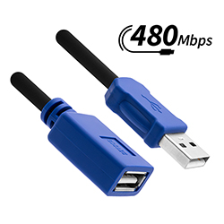 Active USB 2.0 Cable, A-Male to A-Female