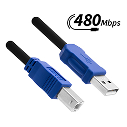 Active USB 2.0 Cable, A-Male to B-Male