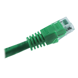 Cat 6, RJ45 to RJ45, Green Jacket